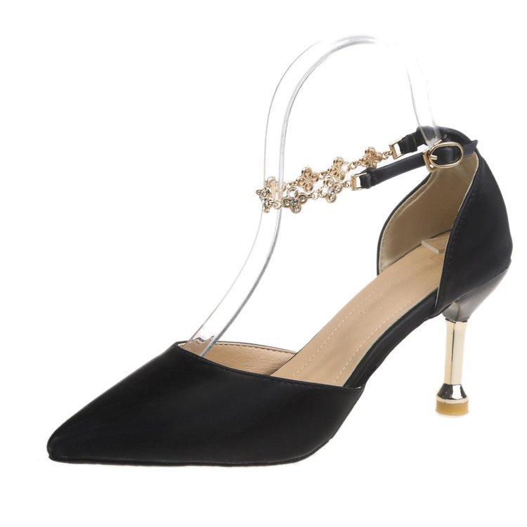 

Fashion Shoes Female Fashion Sexy Hollow With Sandals Summer Korean Version Breathable Shoes Women Pumps High Heel Wedding 39 чёрный