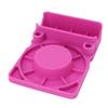 Cup Drainer Rack Silicone Water Bottle Drying Rack Cup Stand with Lid and Straw Holder for Countertop Rose Red