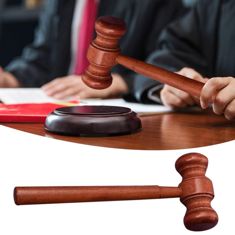 Handgefertigte Zarte Holz Richterhämmer Klang Handwerkzeuge Klangblock Holz Richterhammer Haltbar Für Anwalt Richter Auktionatorhammer