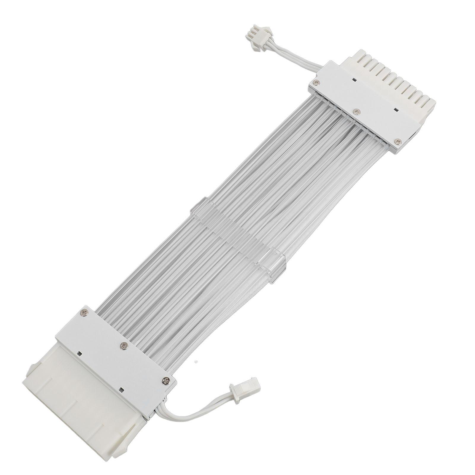 

Кабель блока питания RGB Professional ARGB Lighting 18AWG 24Pin Male to Female Double Layers Motherboard PSU