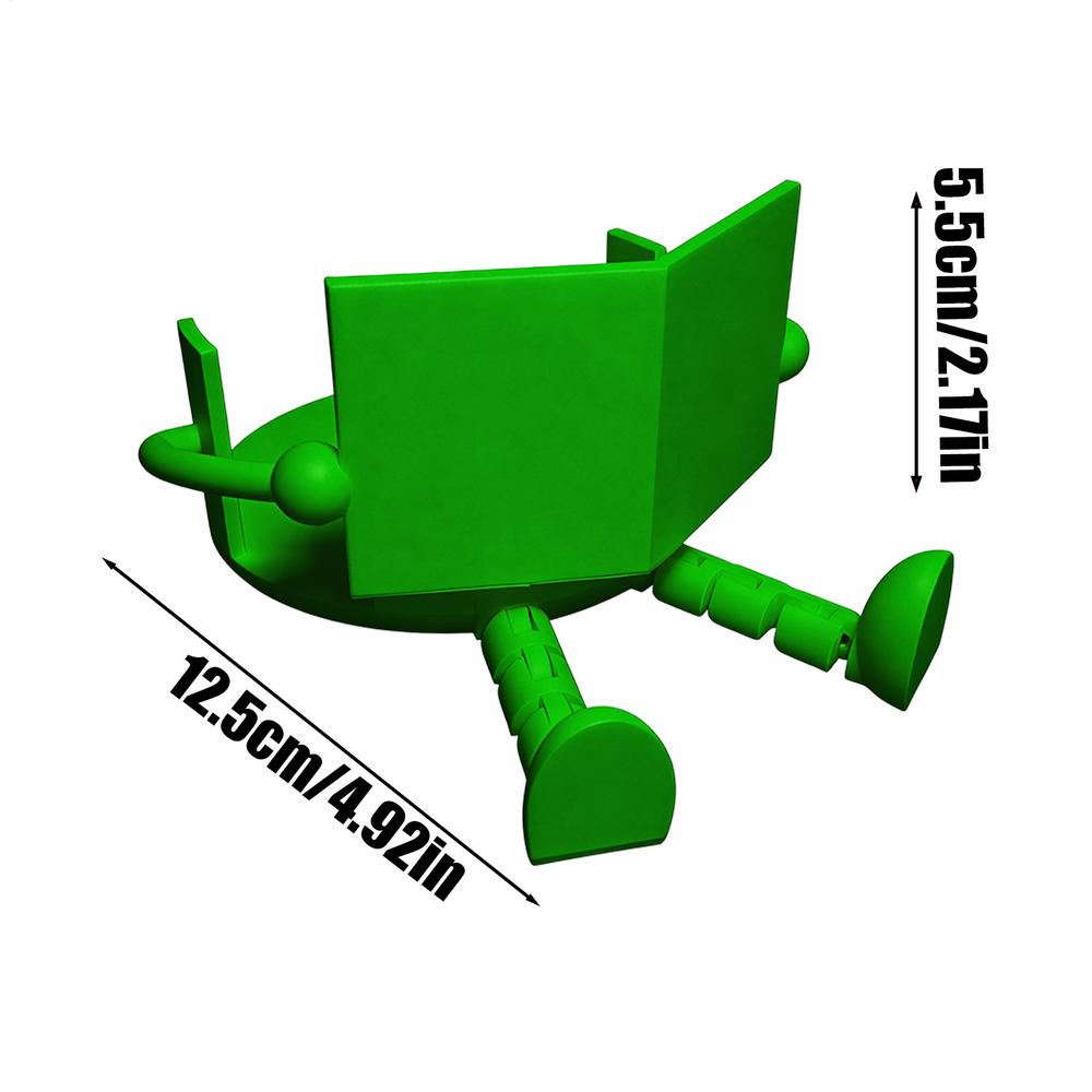Toilet Paper Holder Stand 3D Printed Reading Funny Cute Napkin Stand Bathroom Toilet Paper Holder for Bathroom Kitchen RV Travel