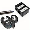 1PC Double-hole Pencil Sharpener Eyeliner Eyebrow Pencil Lipstick Lip Liner Highlight Pen Beauty Special Pencil Sharpener