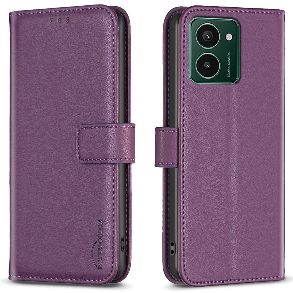 BINFEN COLOR BF17 For HMD Pulse Pro Case PU Leather Wallet Flip Phone Cover