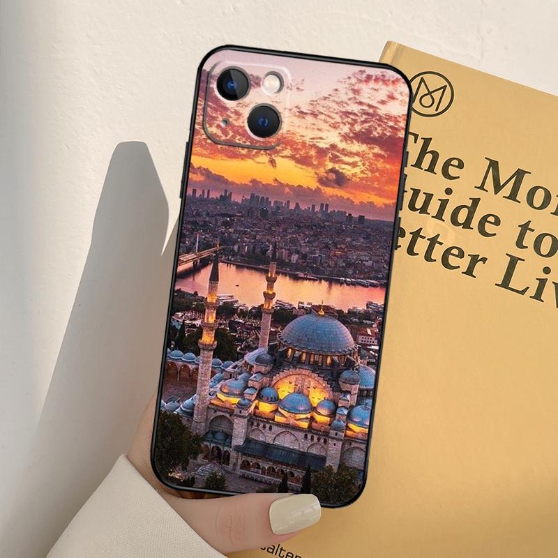 Turkey Istanbul Scenery Building Case For iPhone 16 15 14 Pro Max Plus 13 12 Mini 11 Pro Max Back Cover