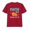 Math is a Piece of Pie Pi Day Lover T Shirt vintage Washed Soft homme designer clothes fashion Breathable Stretched Casual