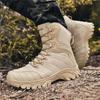 Men Tactical Boot Military Safety Hunting Hiking Shoes Desert High Quality Outdoor Unisex Ankle Army Waterproof Climbing Shoes