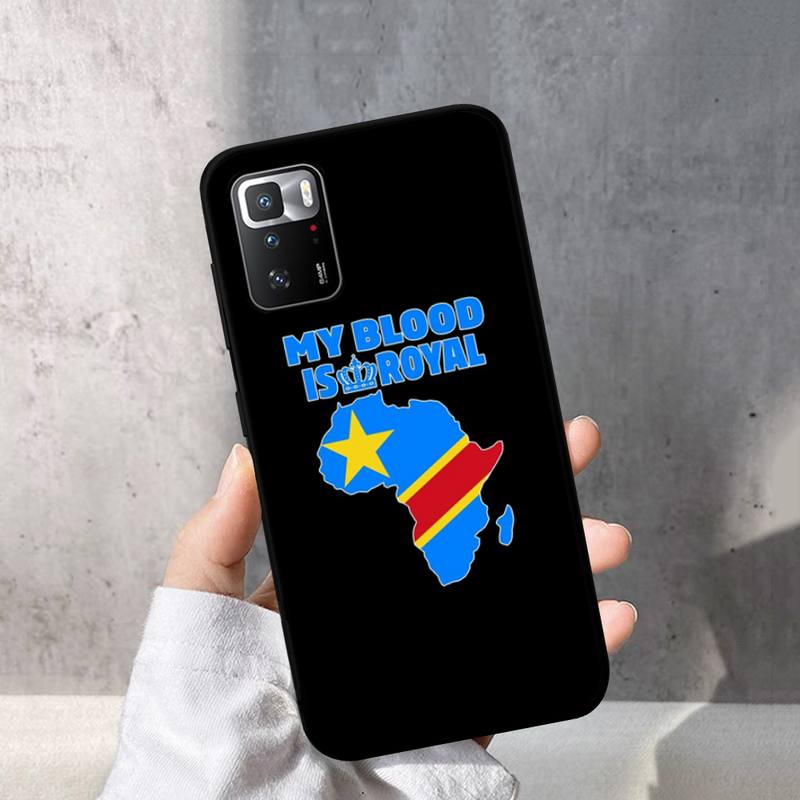 Congo Flag Democratic Republic Flag Phone Case for Redmi Note 8 7 9 4 6 Pro Max T X 5A 3 10 Lite Pro