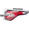 1 pc Outer Left/Right Tail Light for Ford Kuga Escape 2017 2018 2019 Tail Light Turn Signal Light Brake Lamp Driving Lamp