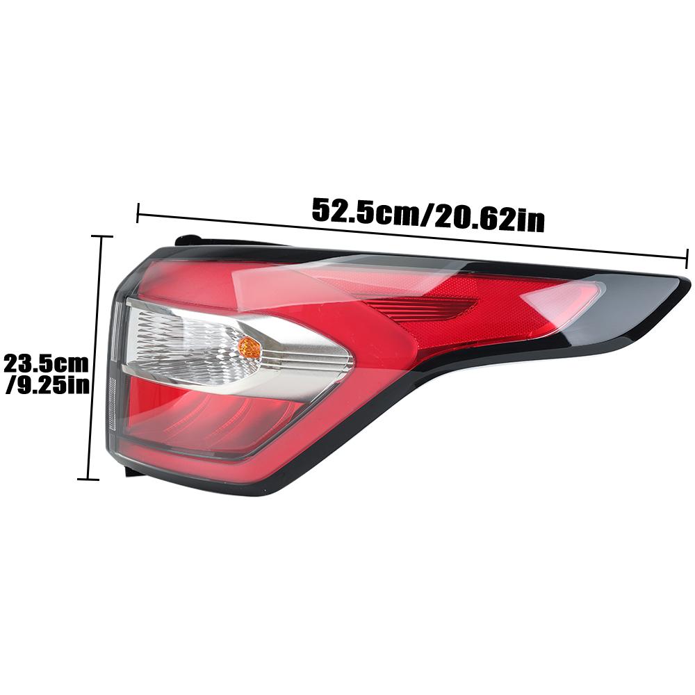 1 pc Outer Left/Right Tail Light for Ford Kuga Escape 2017 2018 2019 Tail Light Turn Signal Light Brake Lamp Driving Lamp
