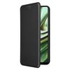 PU Leather Stand Case for OnePlus Nord CE 3 Lite 5G/Nord N30 5G,Magnetic Absorption Design Carbon Fiber Texture Phone Cover with Card Holder- Black