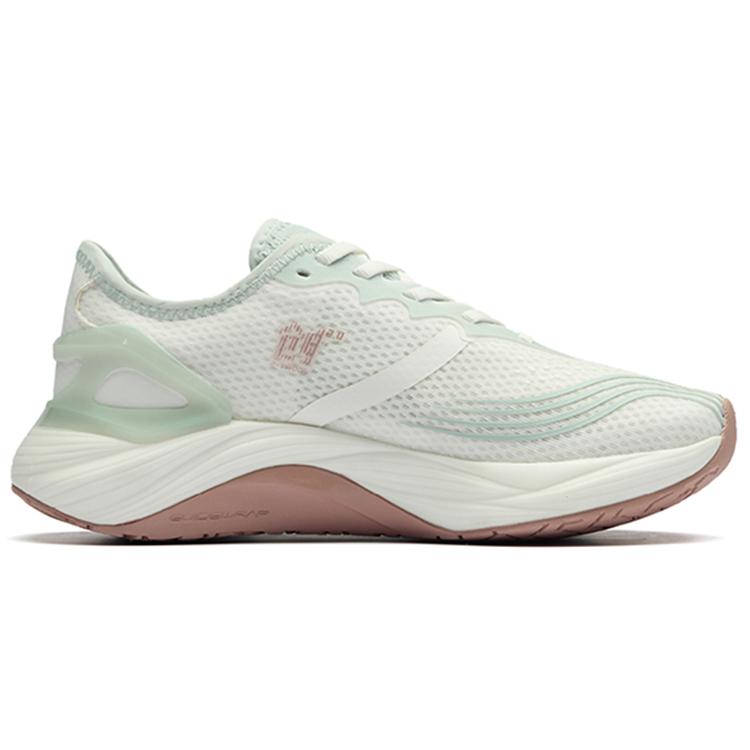 Anta Tron 2.0 Breathable Low top Running Shoes Women's White Gray Green 122225586S-4