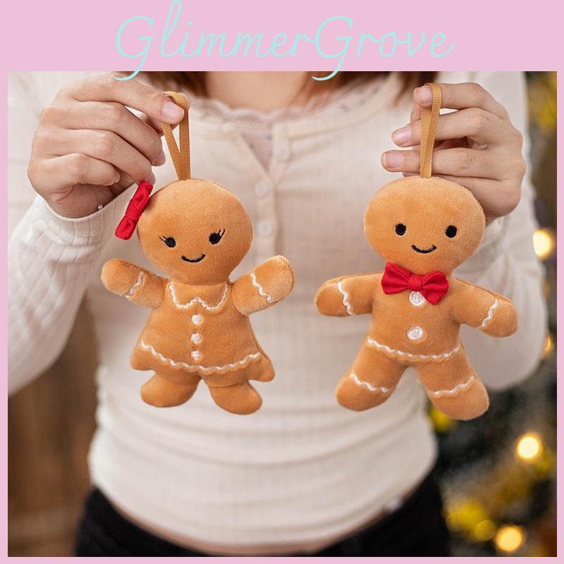 Cozy Gingerbread Man Plush Keychain And Doll For Festive Christmas Cheer And Gifts