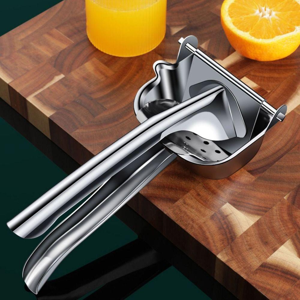 Stainless Steel Orange Juice Extractor Labor Saving Portable Fruit Press Manual Juicer  Fresh Juice