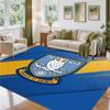 Sheffield Wednesday Design Crystal Velvet Rug Soft Decorative Mat for Bedroom Entrance