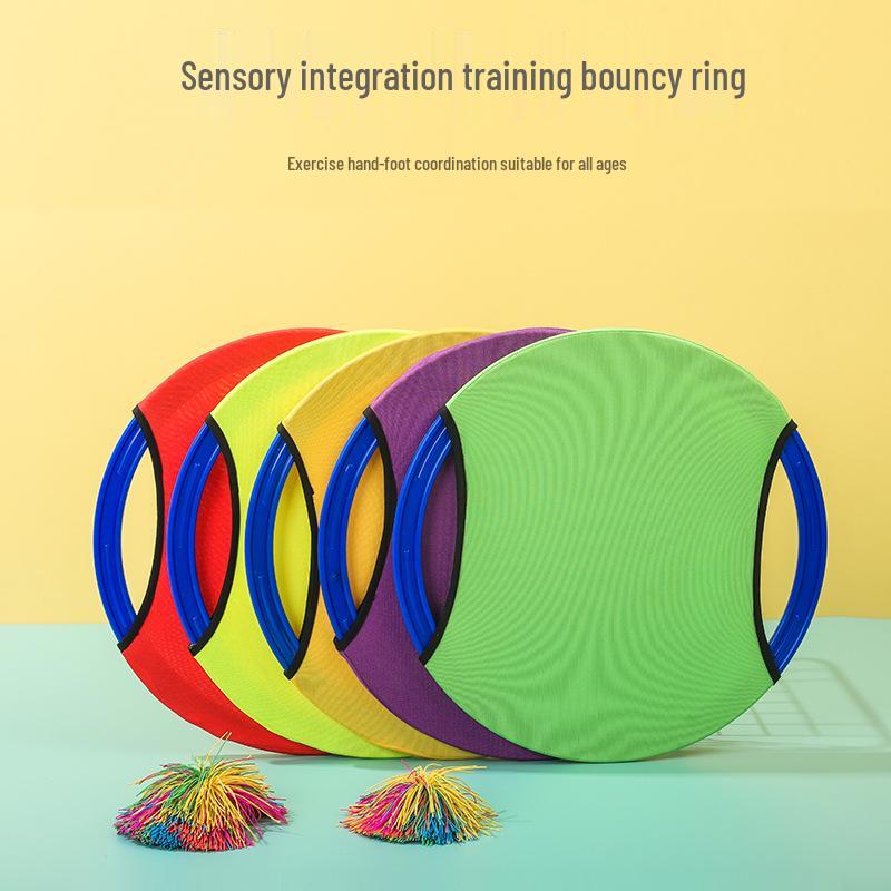 Kids' Bouncy Ring Toss & Catch Ball Set: Sensory Training, Sports & Parent-Child Activity Toy