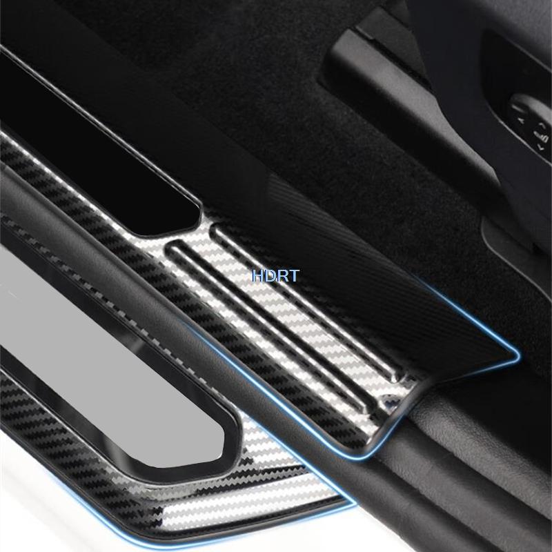 Accessories Door Sill Scuff Plate Cover Welcome Pedal Threshold Guard Protector Decoration Sticker For BMW 5 Series G60 2024 +