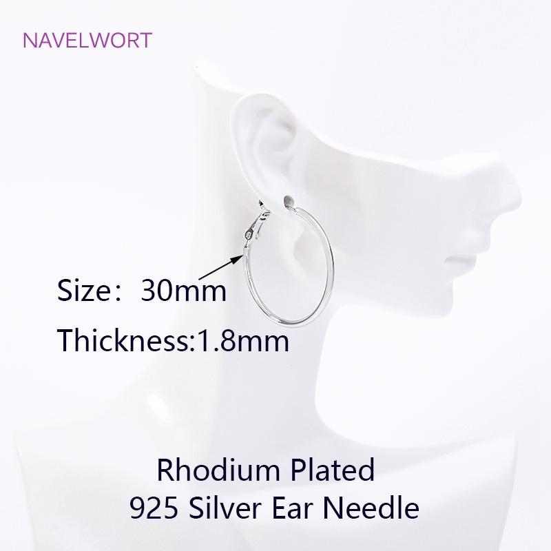 Trendy 14K Gold Plated Simple Round Round Hoop Earrings,High Quality Big Circle Earrings For Women Earring Party Jewelry Gift