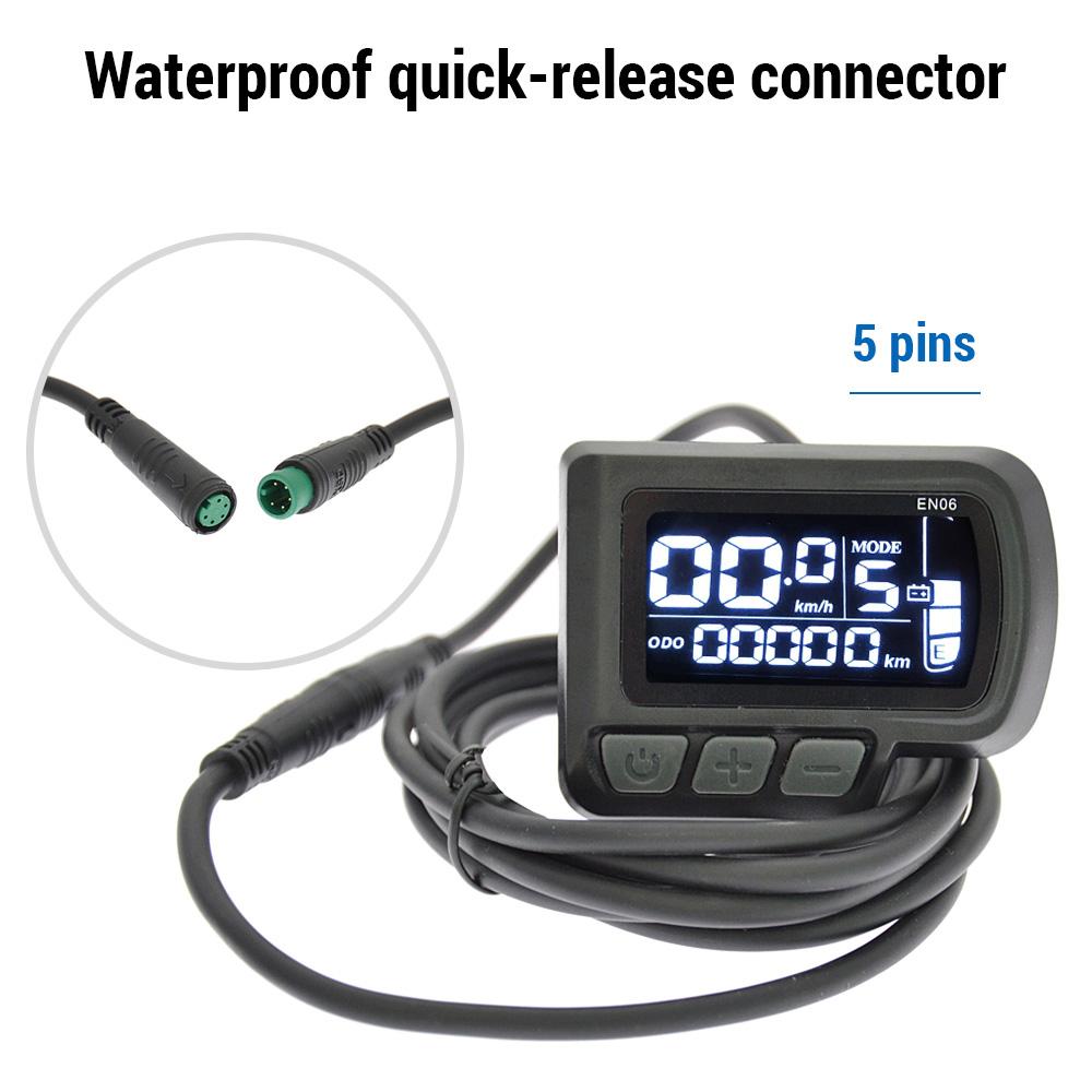 Display Bici Elettrica 36v Display LCD Universale Per Bici Elettriche - Schermo 5 Pin 24V/36V/48V/60V Per Scooter E Bici M5 LCD Bici