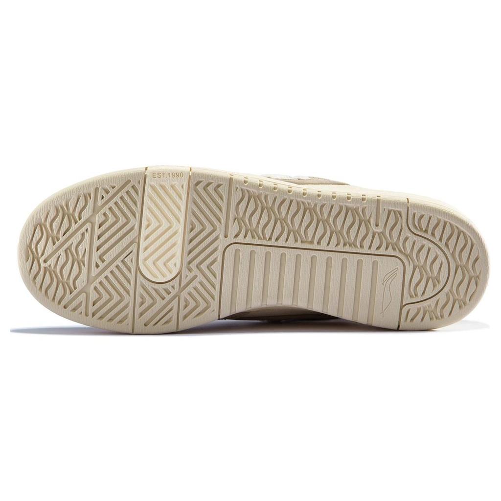 Li Ning GOS 2000 Rutschfest Atmungsaktiv Abriebfest Niedrig geschnitten Skateboard Schuhe Herren Rostbraun AEPT011-1
