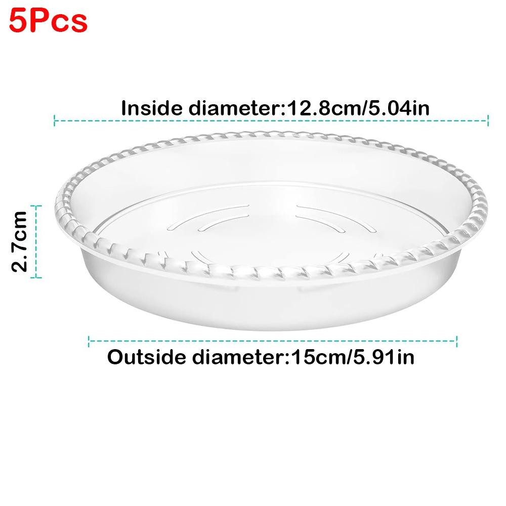 High Quality Plastic Plant Pot Tray Clear Durable Drip Trays Sturdy Flower Pot Indoor And Out Door Plant