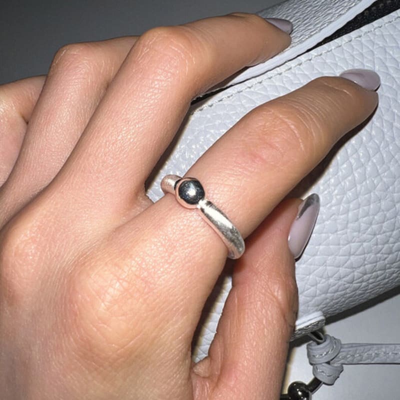 Mosxe [925silver] Matt & Glossy Ring