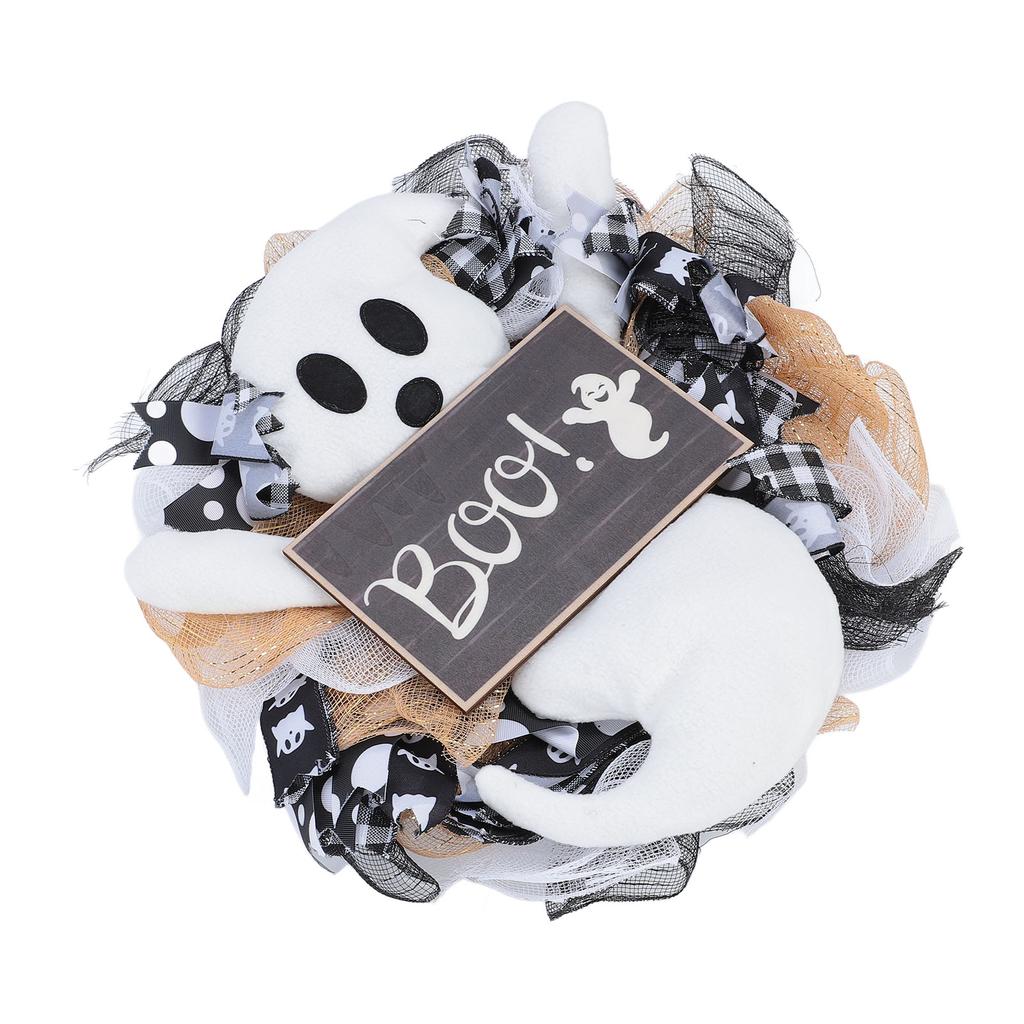 Niedlicher Geisterkranz Türhänger Dekor Hängender Schmuck für Wand Kamin Fenster Feiertagsdekoration