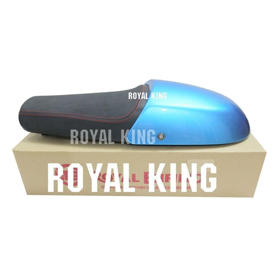 Royal Enfield "Interceptor 650 Premium Touring Dual Seat With Blue Cowl"
