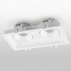 NVC Lighting Rectangular Double-Head LED Grille Spotlight