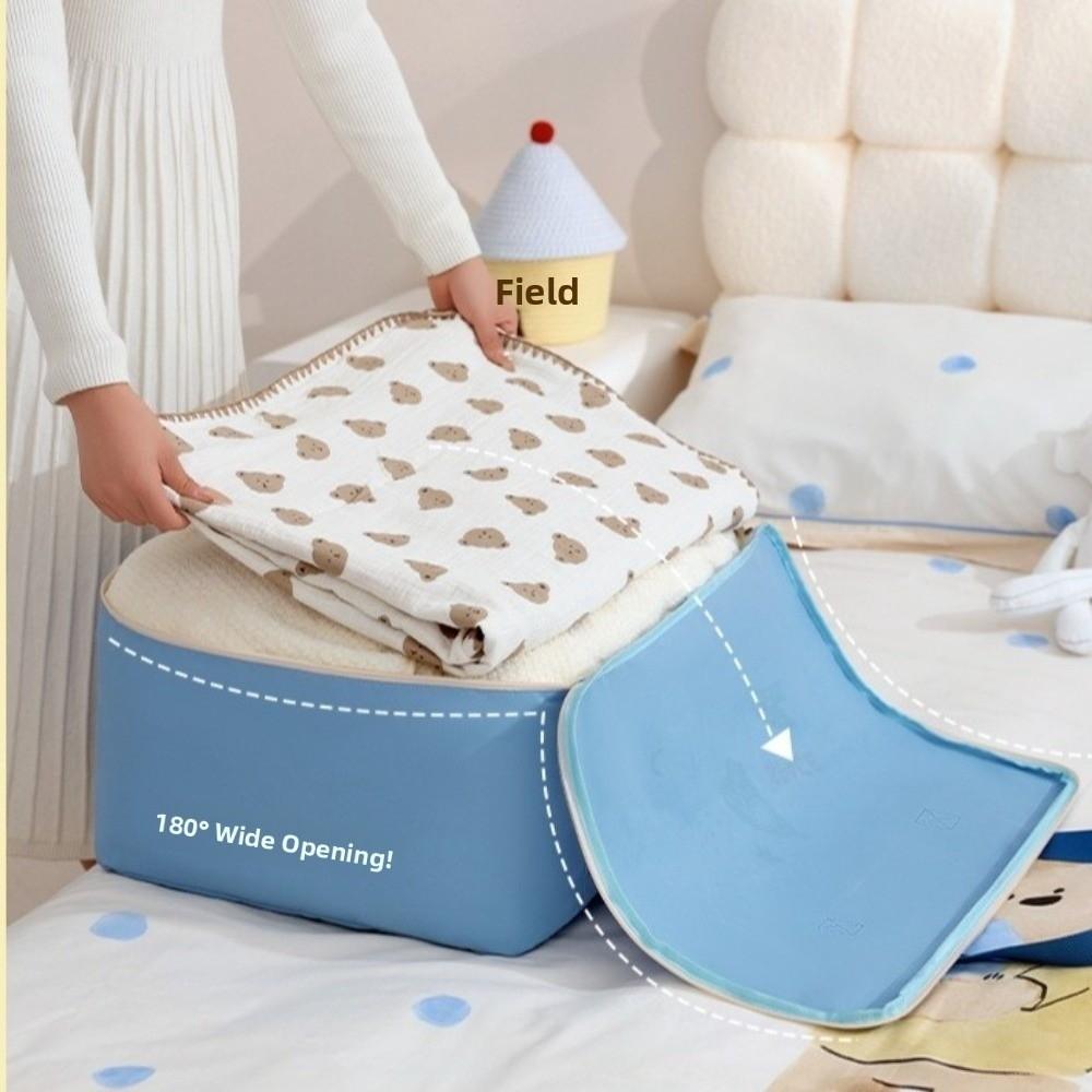 Large Capacity Quilt Storage Bag Dustproof Zipper Duffel Bag Handheld Storage Bag  Women Men