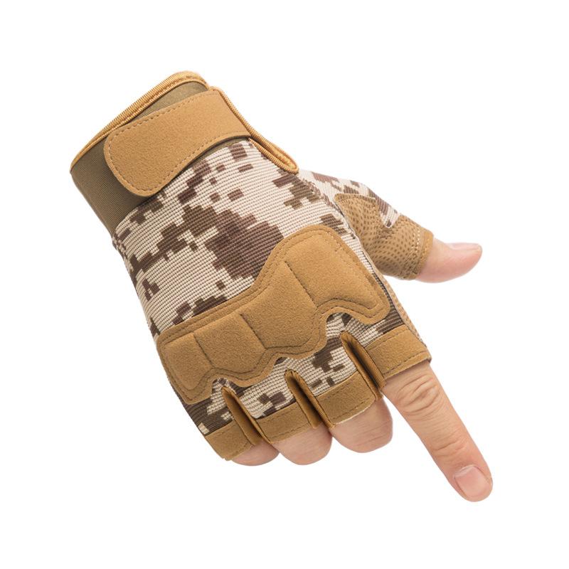 Military Fan Riding Half-finger Gloves