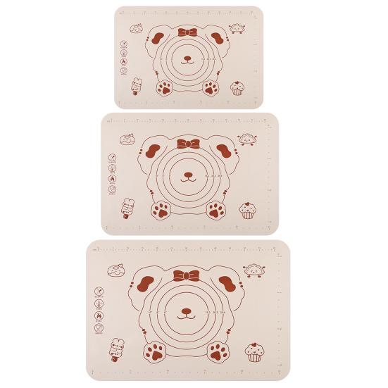 Yousheng Silicone Pad Baking Mat Sheet Kneading Dough Mat with Measurement Kitchen Rolling Mat Cookies Pizza Fondant Making Mat