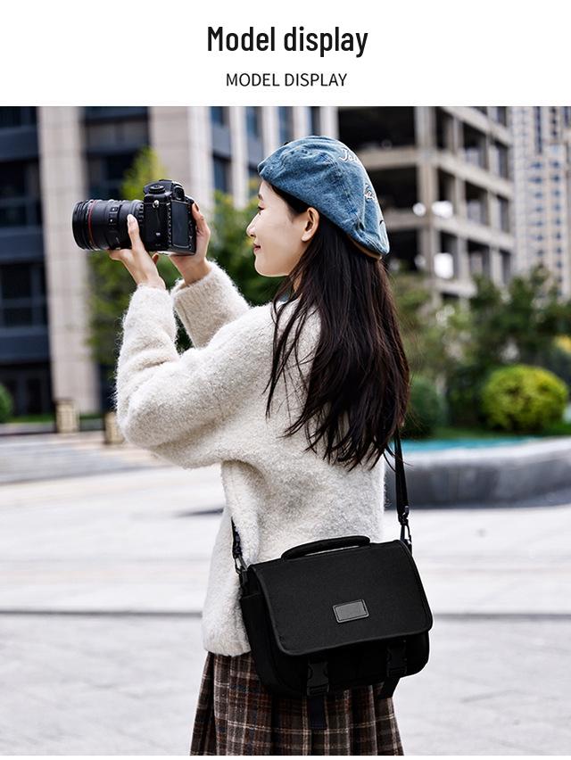 Waterproof Portable Camera Bag for Canon, Sony, Fuji, Nikon SLR/Mirrorless - Single Shoulder Photography Bag