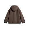 Li Ning Badfive Letter Print Loose Hoodie Jacket Men Jacket Slate-Brown AJMT315-1