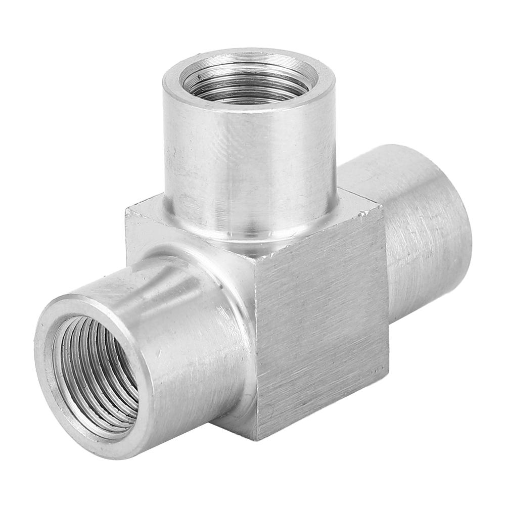 3 Way Pipe Connector BSPP Female Thread Stainless Steel Pipe Fitting Connector38in