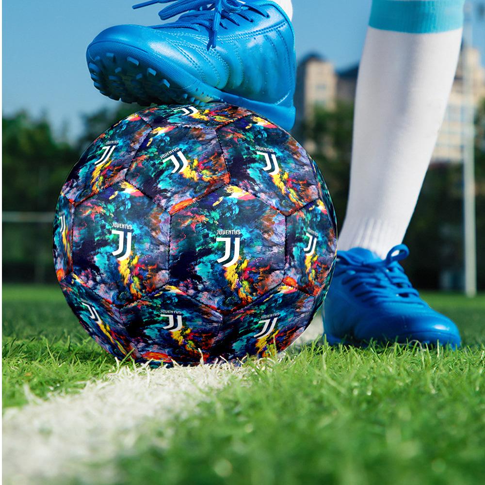 Juventus FC Theme Size 5 Match Soccer Ball Professional Outdoor Football Soft Touch Training Ball