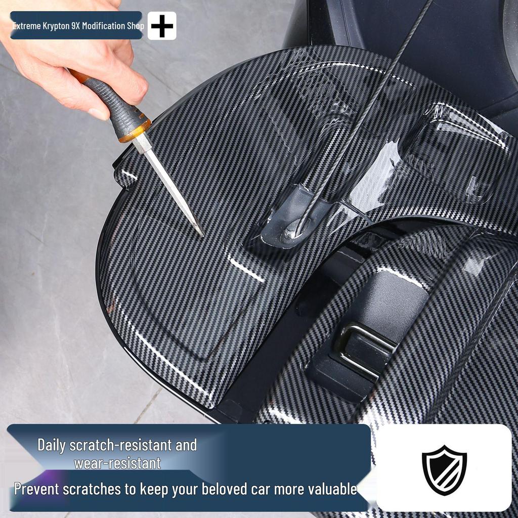 Carbon Fiber End Plates: Scratch Protection for Zeekr 9X Trunk Door