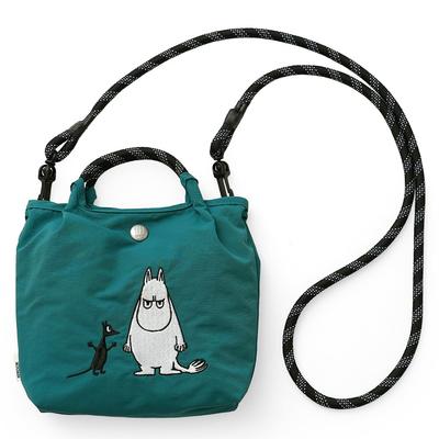 [Moomin] Pochette Mini Shoulder Bag for Women Rmpk-03 Green (Angry Moomin)