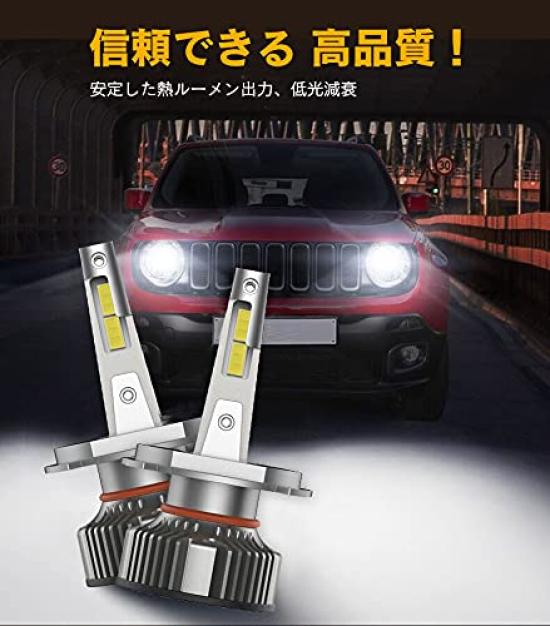 LED Headlights M10 HB4 LED Bulbs for GS460 Fog 2 Cooling Whiplinks Cars, (H19.9-H23.12) URS190, Lights, 8000LM, White, Lights, Built-in High-Speed