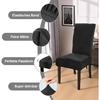 Alishomtll Dining Room Chair Covers Set of 4, High Stretch Velvet Chair Covers for Dining Chairs, Elastic Removable Washable Chair Slipcovers Chair