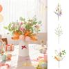 Påskdekoration Påskäggsbuketter, Blomsterarrangemang Rekvisita Snurrande Hemfest Skrivbordsdekoration