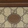 Gucci Canvas Leather Card Holder Card Holder Unisex Ebony Brown (Unisex) Card Holders 673002 92TCG 8563