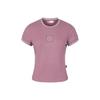 Li Ning Outdoor Series Comfortable Short Sleeve T-Shirt Women Tops Purple AHSWC30-3