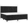 VidaXL Sommier à Lattes de Lit avec Matelas LED, Lit Rembourré, Lit Double, Lit Adulte de Chambre à Coucher Intérieur, 3136205