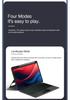 Lenovo Tablet M11 Split Screen 7-Color Luminous Bluetooth Keyboard & Leather Case with Mouse Set