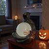 LED Halloween Decoration Crystal Ball Resin Death God Crystal Ball Spooky Sculpture Ornament for Halloween Party Decoration