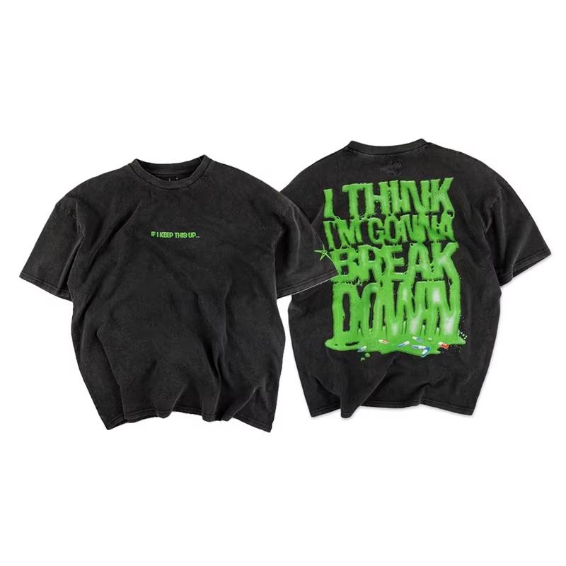 Maglietta Grafica Anime Metal Band Bring Me The Horizon Maglietta in Cotone Uomo Donna Estiva Casual Oversize Streetwear Manica Corta