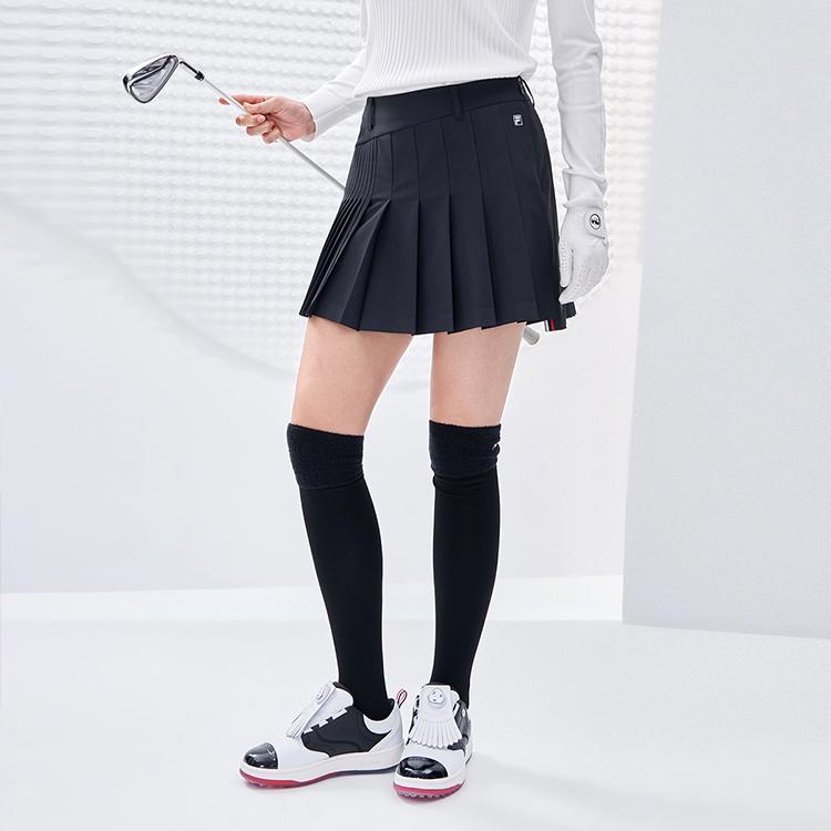 New FILA Athletics Casual Short Skirts Women's Pitch Black A11W245303F-BK