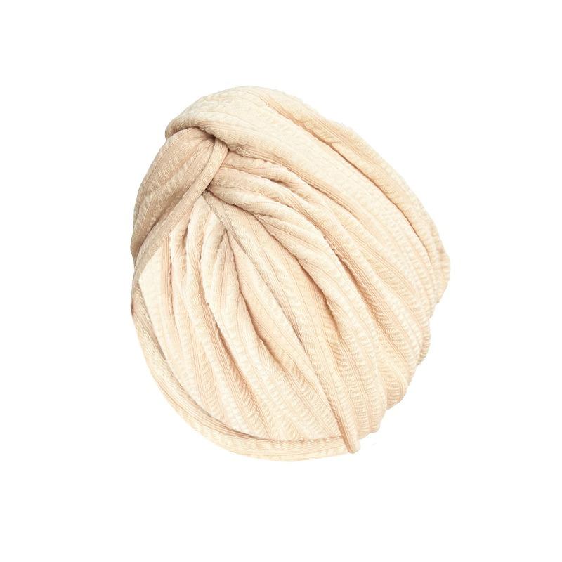 Thick Elastic Headscarf Hat Ethnic Style Cross Twist Hat Fashionable Versatile Headscarf Warm Chemotherapy Hat Hats & Caps Women’s