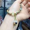 Green Sandalwood Zodiac Bracelet - Personalized Unisex Design 