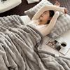 Warm Winter Blanket Milk Velvet Fleece Flannel Soft Thick Plush Blankets For Bed Sofa Single Double Couple Size Fluffy Bedspread